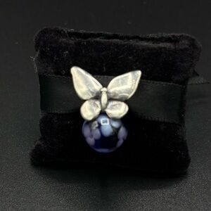Trollbeads Silver Butterfly charm 925 Authentic LAA